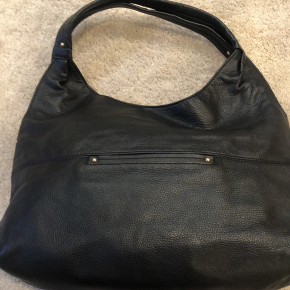 MICHAEL KORS BLACK LEATHER HOBO - Picture 11 of 11